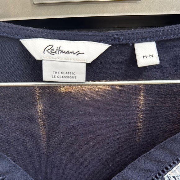 Reitmans Deep Blue Classic Top - Picture 2 of 4